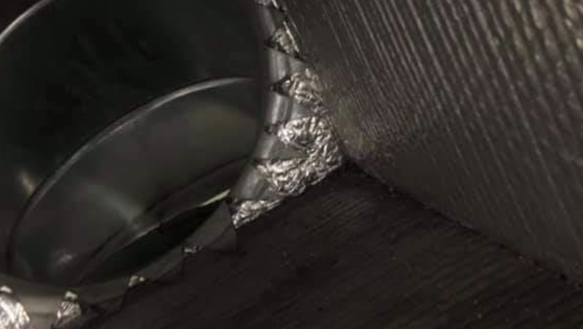 Duct I cleaned inside my home.